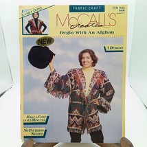 McCalls Creates Fabric Craft, Begin with an Afghan Make a Coat with No P... - $7.85