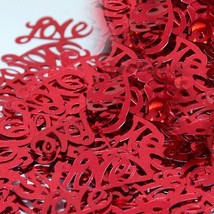 Confetti Word Love Red - 2 Pchs or 1/2 lbs - FREE SHIP (7756) - $8.41+