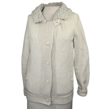 Gap Cream Wook Knit Sweater Cardigan Size Small  - £19.38 GBP