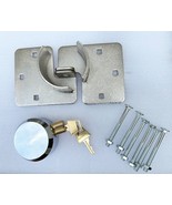 Puck Lock Solid Steel Hidden Shackle Lock &amp; Hasp Solid For Anti-theft Sa... - €24,23 EUR