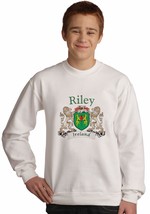 Riley Irish coat of arms Sweatshirt in White - £23.66 GBP