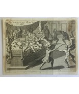 1759 Roman Engraving Johannes Rosinus The Method of Reclining Lipsius - $34.26 CAD