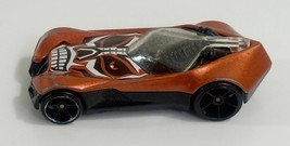 Hot Wheels 2008 Bronze Car with Skull Tampo N5824 Made in Malaysia - $92.72 MXN