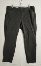 Old Navy Womens Pants High Rise Pixie Size 20 Cotton Blend Gray - $13.21