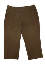 Maggie Barnes Brown Chino Pants Women Plus Size 24WP (Measure 42x26) - £6.72 GBP