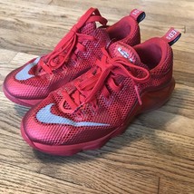Nike Lebron XII 12 Low University Red Basketball Shoes Size 5.5 #744547-616 - £13.78 GBP