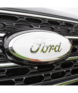 2015-2018 Ford Edge Logo Emblem Insert Overlay Decals - White (Set of 2) - £18.07 GBP