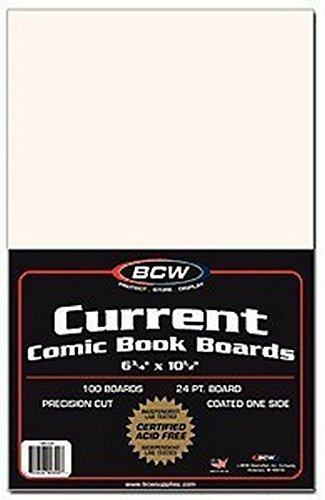 BCW Diversified Current Backer Boards, 100 Piece - £14.21 GBP