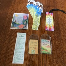Lot of 12 Religious Plastic Paper CHRISTIAN WORKER Bookmarks Bookmarkers... - £11.08 GBP