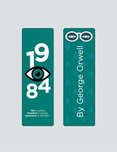 1984 by George Orwell Bookmark Set - £4.73 GBP