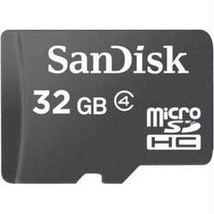 San Disk SDSDQ-032G-A45A 32GB Micro Sdhc Card W Adapter - £17.64 GBP