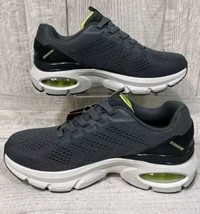 SKECHERS MENS SPORT SKECH-AIR VENTURA Charcoal Lime MESH Shoes SIze 13 - $56.09