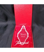 Baccarat Annual Ornament 1984 Crystal Noel Bauble 3.5&quot; in Box Christmas - £55.24 GBP