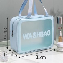 Women Travel Portable PU Cosmetic Bag Large Capacity Waterproof Wash Bag Organiz - £50.70 GBP
