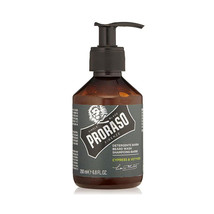 Proraso Beard Wash Cypress &amp; Vetyver Shampoo Skin Cleanser 6.8oz 200ml - £15.63 GBP