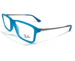 Ray-Ban RB1541 3618 Kinder Brille Rahmen Blau Silber Quadratisch 49-14-130 - $23.00