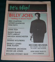 Billy Joel It&#39;s Hip Magazine Vintage 1990 Eric Clapton Luter Vanross Tom... - £19.65 GBP