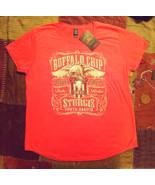 2021 Sturgis® Women&#39;s &#39;Buffalo Chip&#39; 2XL Red T-Shirt, New With Tags, Min... - $20.00