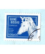 Guinea-Bissau Postage Stamp (1989) Plains Zebra - $54.39 MXN