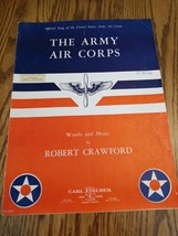 The Army Air Corps Sheet Music by Captain Robert Crawford - £14.89 GBP