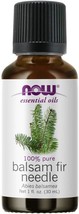 NOW Essential Oils, Balsam Fir Needle Oil, Woodsy Aromatherapy Scent, Steam Dist - £16.77 GBP