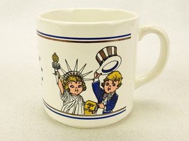 Campbell s Kids Ceramic Coffee Mug, Patriotic American Salute, 4th of July - £11.69 GBP