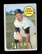 1969 Topps #80 Norm Cash Fair Tigers *X64855 - $2.70