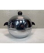 West Bend Penguin Hot Cold Server Serverware Chrome Penguin Embossed Vin... - $540.22 MXN