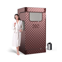Portable Steam Sauna with 3L Steam Generator Remote Control Wood Foot Massager a - €148,83 EUR