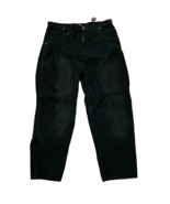 Beverly Hills Polo Club Black Cotton Corduroy Pants Mens 38X32 Vintage - £12.77 GBP