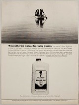 1964 Print Ad Texaco Outboard Motor Oil Men in Boat Have to Row - £9.31 GBP