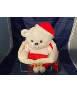 9” Be Jolly Plush Animated Christmas Polar Bear Peek A Boo NWT Works Great - £21.70 GBP