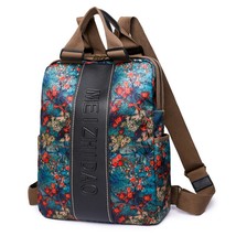 4 patterns  Women Backpack Durable Fabric Ox School Bag Pretty Style Girls Schoo - £63.47 GBP