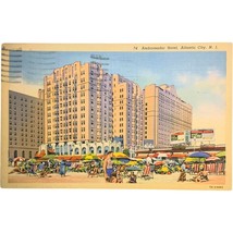 Vintage Postcard, Ambassador Hotel, Atlantic City, New Jersey - £7.98 GBP