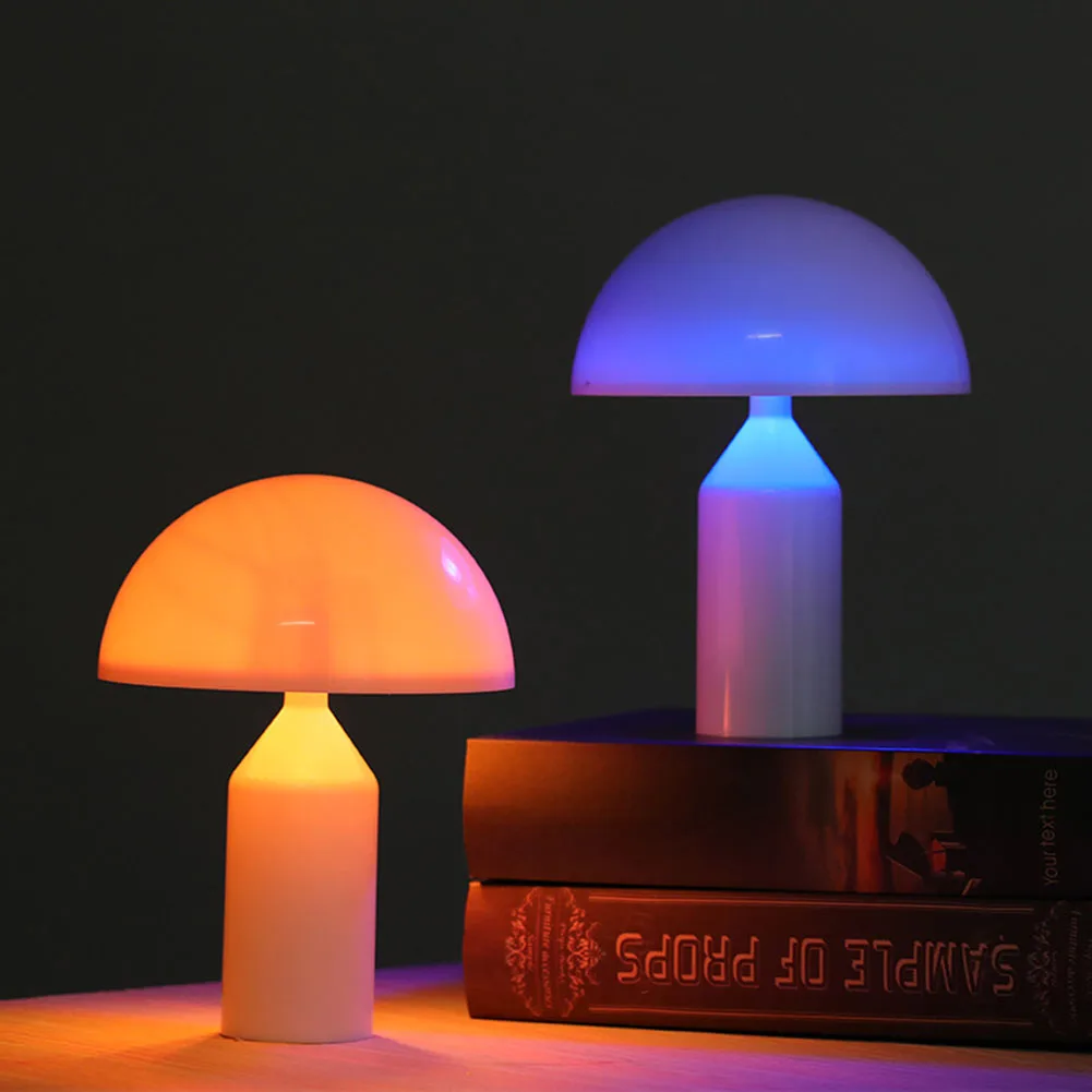 Mushroom Touch Pat Light Brightness Adjustable Nightstand Lighting Lamp - $17.05