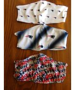 NEW ENGLAND PATRIOTS NFL Licensed "FACE MASK (3 in Pack)" NWT Adult Size... - $1.73