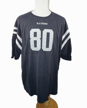 Vintage Raiders Jerry Rice #80 - NFL Football Gridiron Reebok Black Shirt Men XL - $40.00