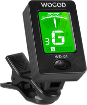 Guitar Tuner Clip on Ukulele Violin Tuner - Chromatic Tuner for Bass Electric Ac - £7.53 GBP