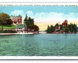 Hopewell Hall and Castle Rest Thousand Islands NY New York UNP WB Postca... - $1.93