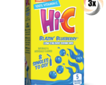 3x Packs Hi-C Singles To Go Blazin&#39; Blueberry Drink Mix 8 Singles Each .... - $10.61