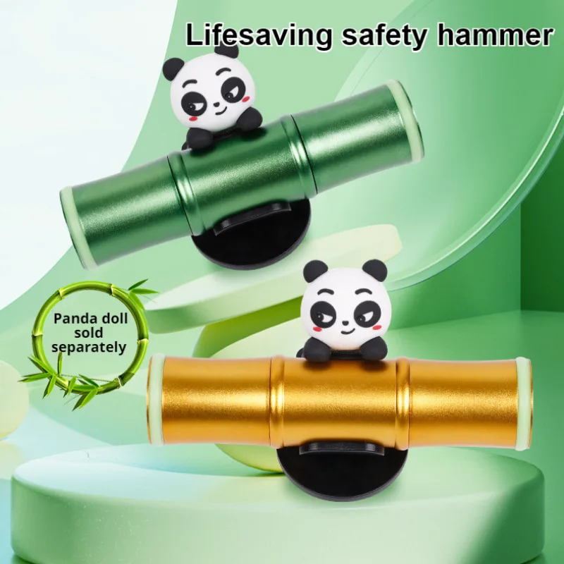 1pcs Panda Car Safety Hammer Window Breaker Seat Belt Cutter Car Ornamen... - $19.55+