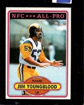 1980 Topps #120 Jim Youngblood Nmmt La Rams Ap *AZ3781 - £4.24 GBP