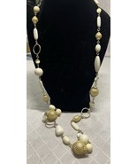 Cookie Lee NECKLACE white/gold/clear 34&quot; - €10,23 EUR