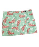 Vineyard Vines Mint Lobster &amp; Clam Shell Print Wasque Wrap Skirt Large NWT - $62.43 CAD