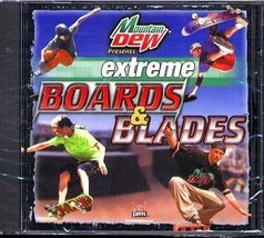 Mountain Dew: extreme Boards &amp; Blades (PC-CD, 1999) Win95-XP - NEW in Jewel Case - £3.91 GBP