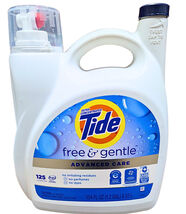 Tide Advanced Care Liquid Laundry Detergent Free &amp; Gentle 154 Ounce 125 ... - $35.95