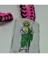 Virgen Guadalupe &amp; St Jude Thaddeus Escapulario de Hilo-Knotted - Scapul... - $9.71 CAD