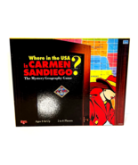 Vintage WHERE IN THE USA IS CARMEN SANDIEGO? Board Game University Games... - $22.97