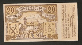 Austria ZELL An Der YBBS 20 heller 1920 Austrian Notgeld - £2.34 GBP