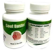 Gout Buster Supplement- Faster Relief and Flush Buildup (Capsule 60ct) - £60.89 GBP